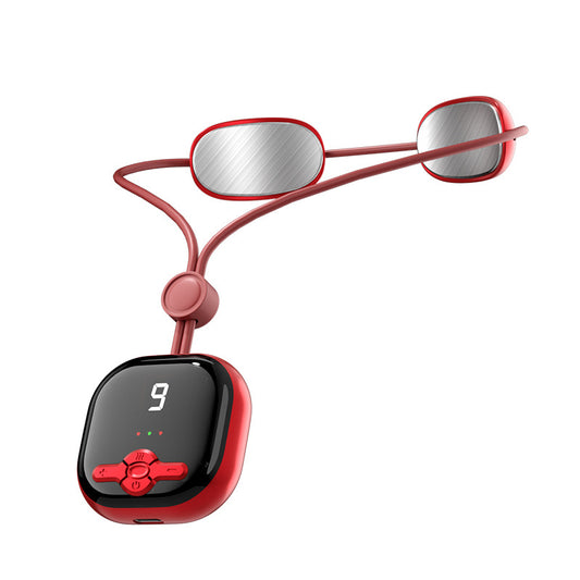Mini Portable Hot Compress EMS Neck Massager