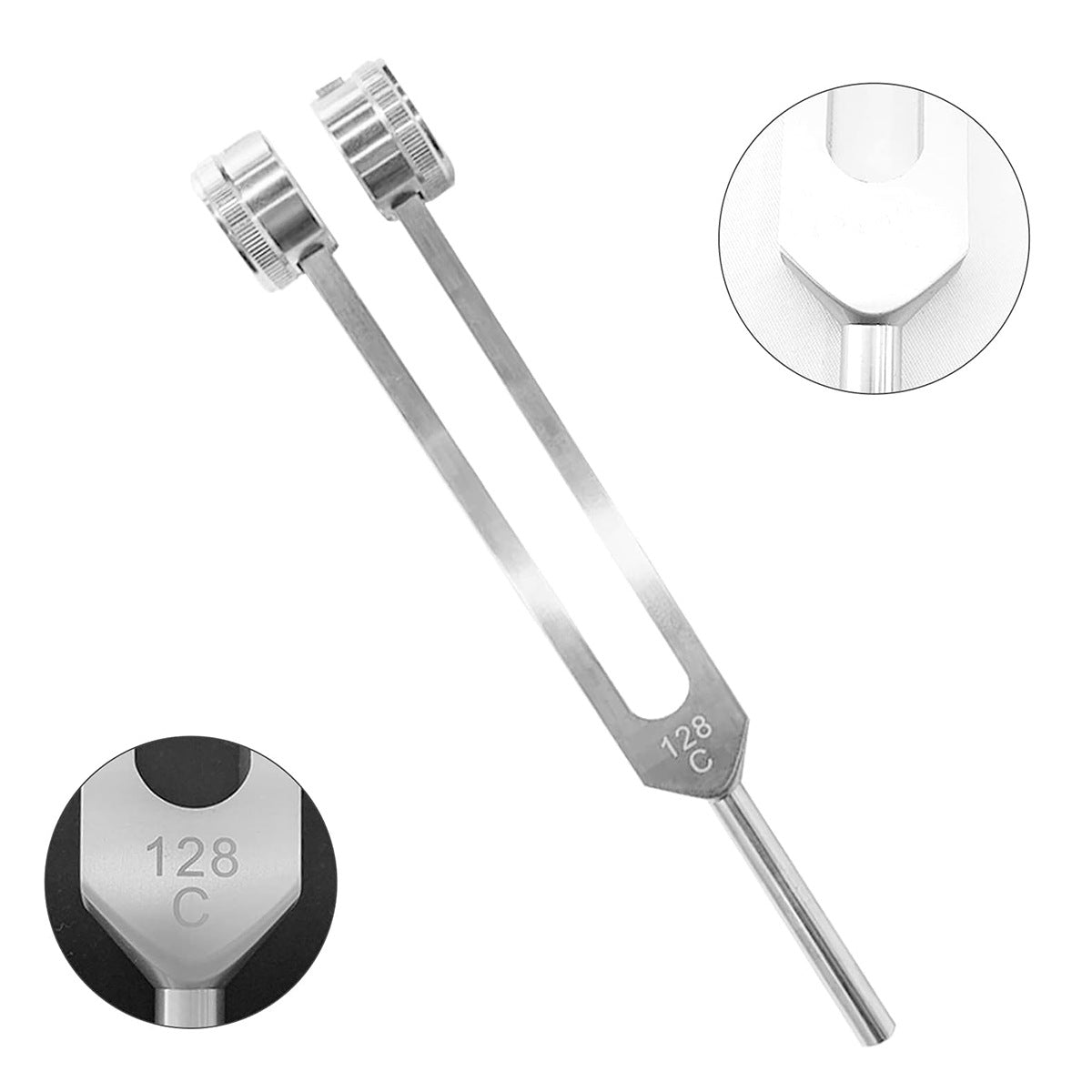 128 Hz Tuning Fork Set For Healing Chakra,Sound Therapy,Reliever Stress