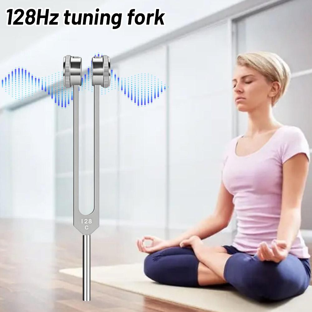 128 Hz Tuning Fork Set For Healing Chakra,Sound Therapy,Reliever Stress