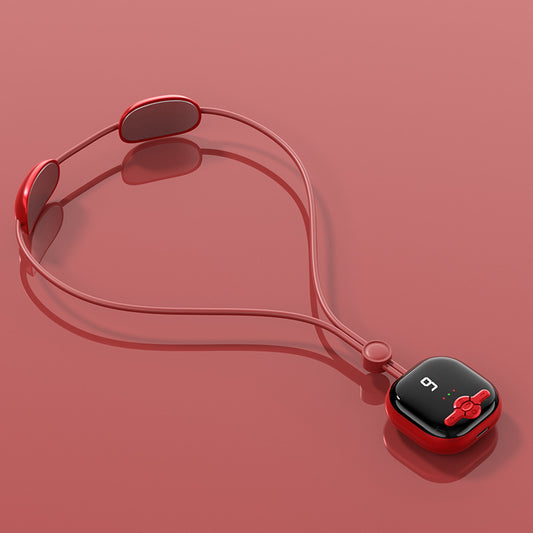 Mini Portable Hot Compress EMS Neck Massager