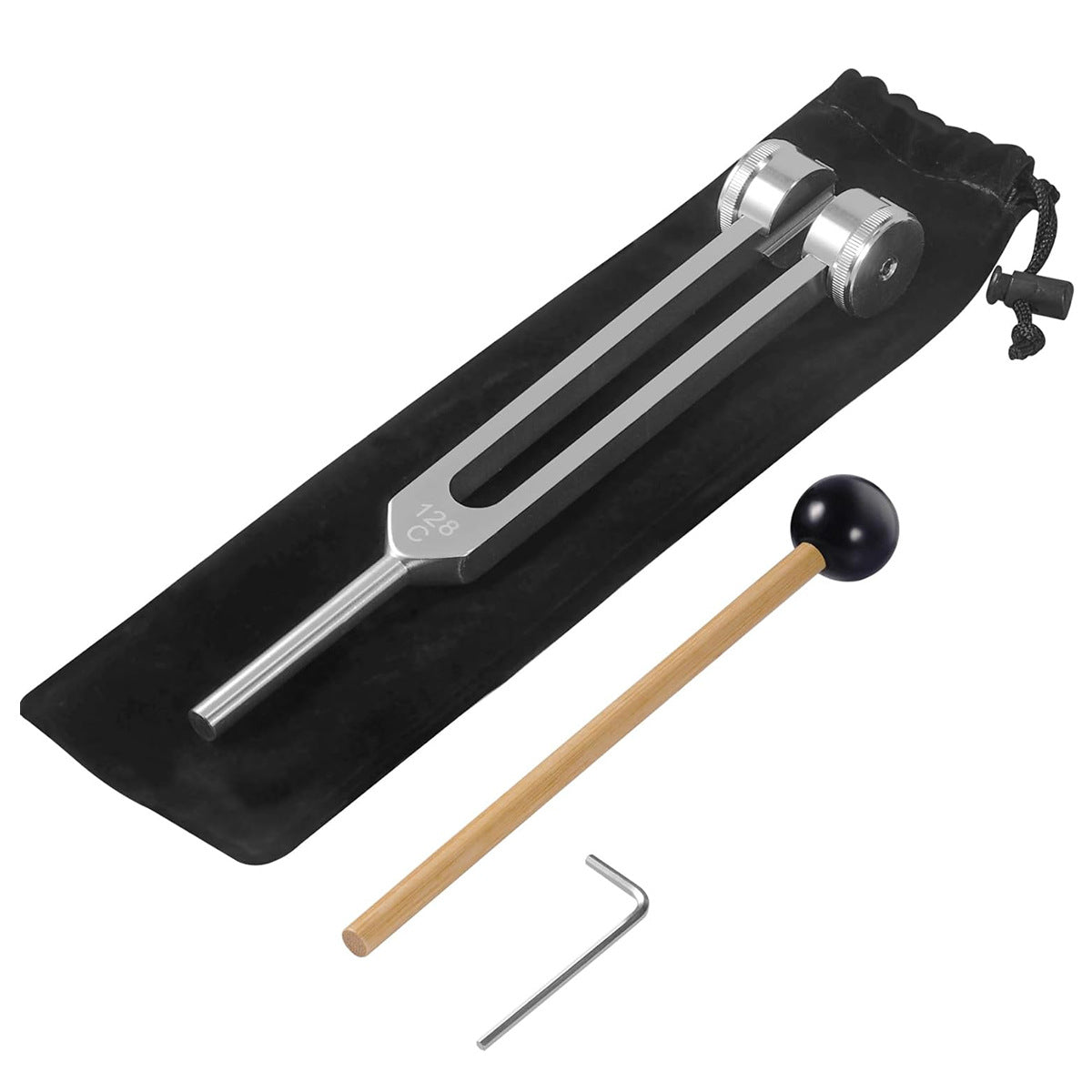 128 Hz Tuning Fork Set For Healing Chakra,Sound Therapy,Reliever Stress